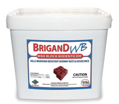 Picture of Brigand WB Wax Block Rodenticide (18-lb. pail)
