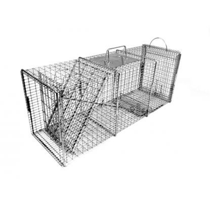 Picture of Tomahawk Pro Raccoon Trap with One Trap Door and Rear Access Door (32-in. x 10-in. x 12-in.)