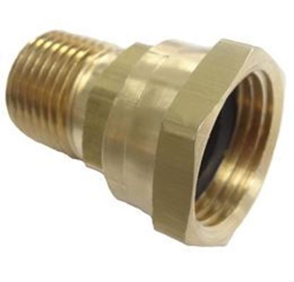 Picture of Couplings Company 712EJR Male Pipe x Female Garden Hose - 3/8 in. x 3/4 in.