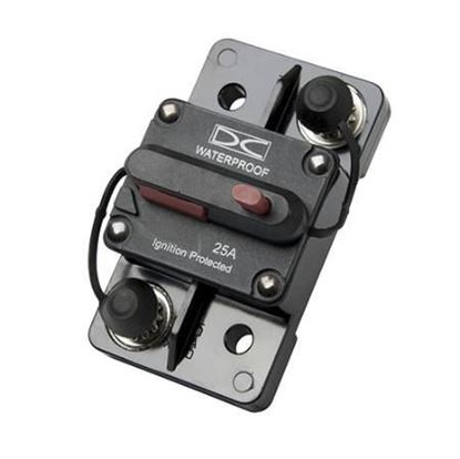Picture of Del City Hi-Amp Surface Mount Circuit Breakers - 1/4" Stud Manual Reset (Switchable)