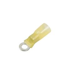 Picture of Del City Heat Shrink & Crimp Ring Terminal - 5/16 in. Stud, Yellow, 12-10 Ga.