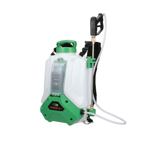 Oldham Chemical Company. Flowzone Typhoon 2V Variable-Pressure Sprayer