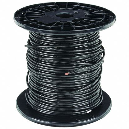 Picture of Southwire 3ZK50 Building Wire THHN, 8 AWG - Black